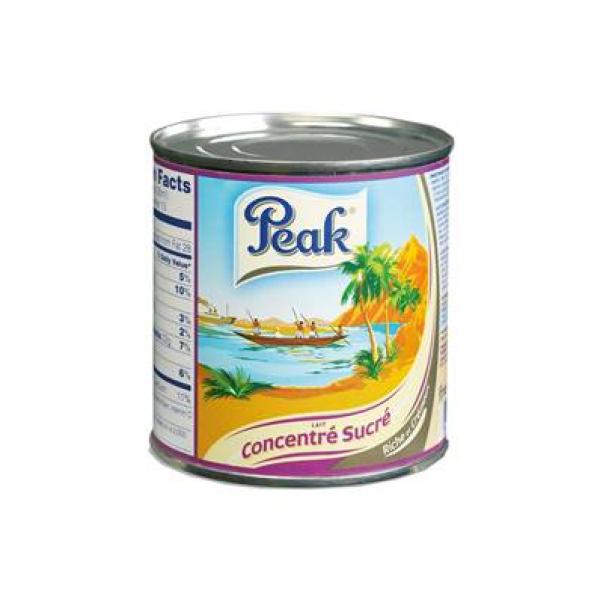 Lait concentré PEAK sucré 397 g