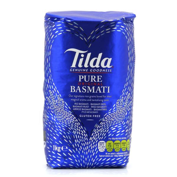 Riz long Basmati Tilda 1kg