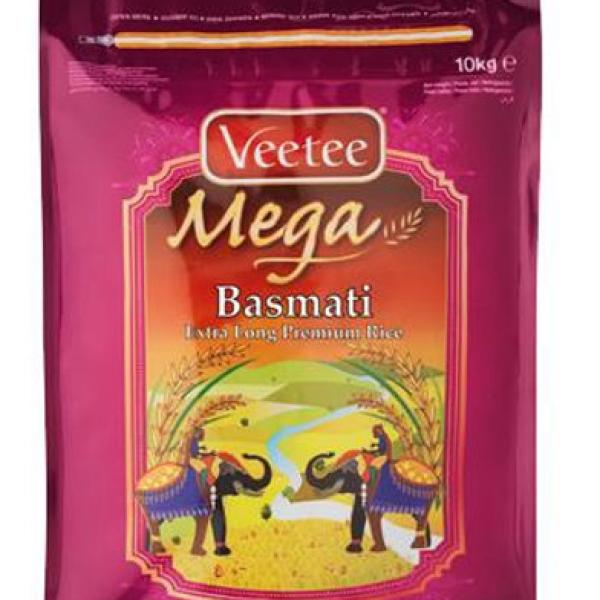 Riz basmati Vee Tee Mega Extra Long Premium 10kg