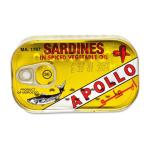Apollo Sardines in Spiced Vegetable Oil (125g)