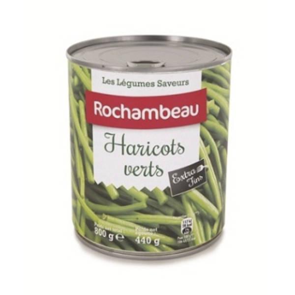 Haricots verts extra fins ROCHAMBEAU 800g