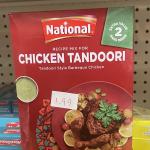 National Chicken Tandoori Mix  41g x 2